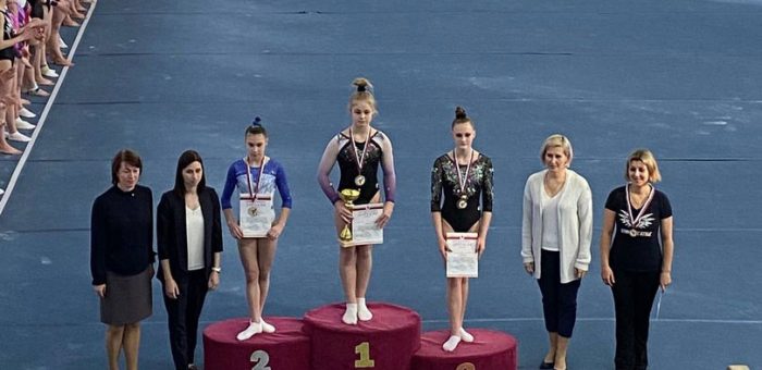 Евгения Пилипчук — 1 место на на турнире по спортивной гимнастике памяти олимпийской чемпионки Зинаиды Ворониной!